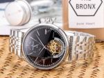 New Copy Jaeger LeCoultre Master Ultra Thin Tourbillon Enamel Watch Stainless Steel 40mm